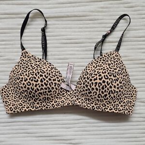 Victoria's Secret Cheetah Print Bra - Black and Tan